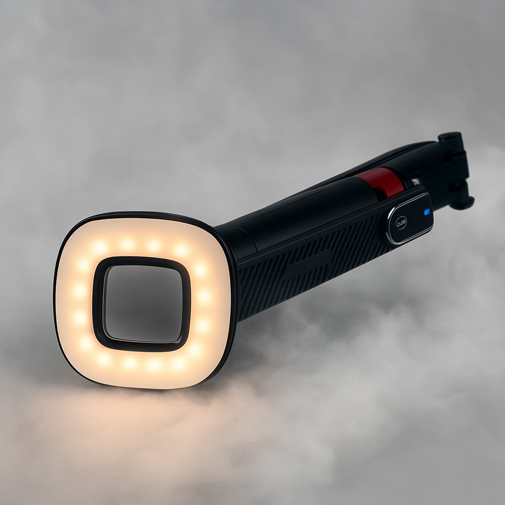Selfiestick med intelligent ansiktsspårning inkl. ljus - Q185