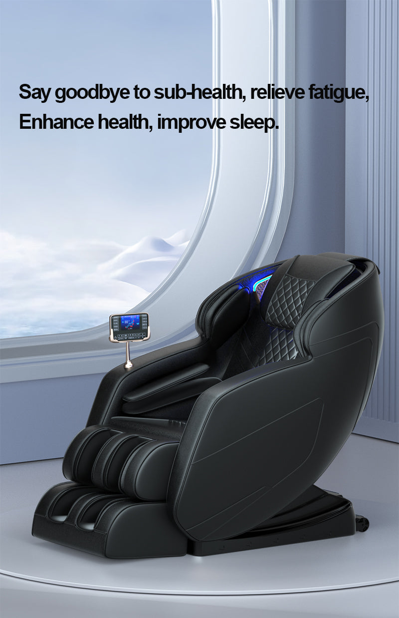 Massagestol 8D - S-teknologi, Zero Gravity och Värmebehandling - Model S9C