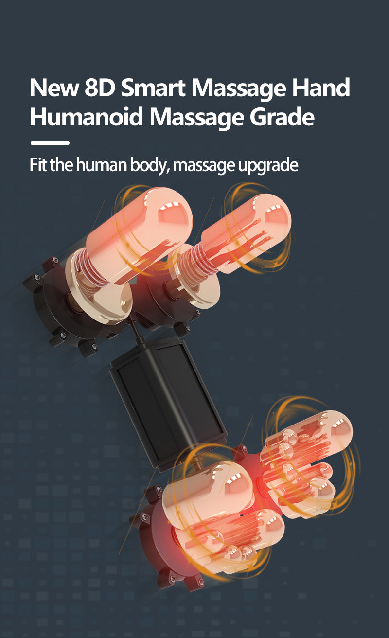 Massagestol 8D - S-teknologi, Zero Gravity och Värmebehandling - Model S9C