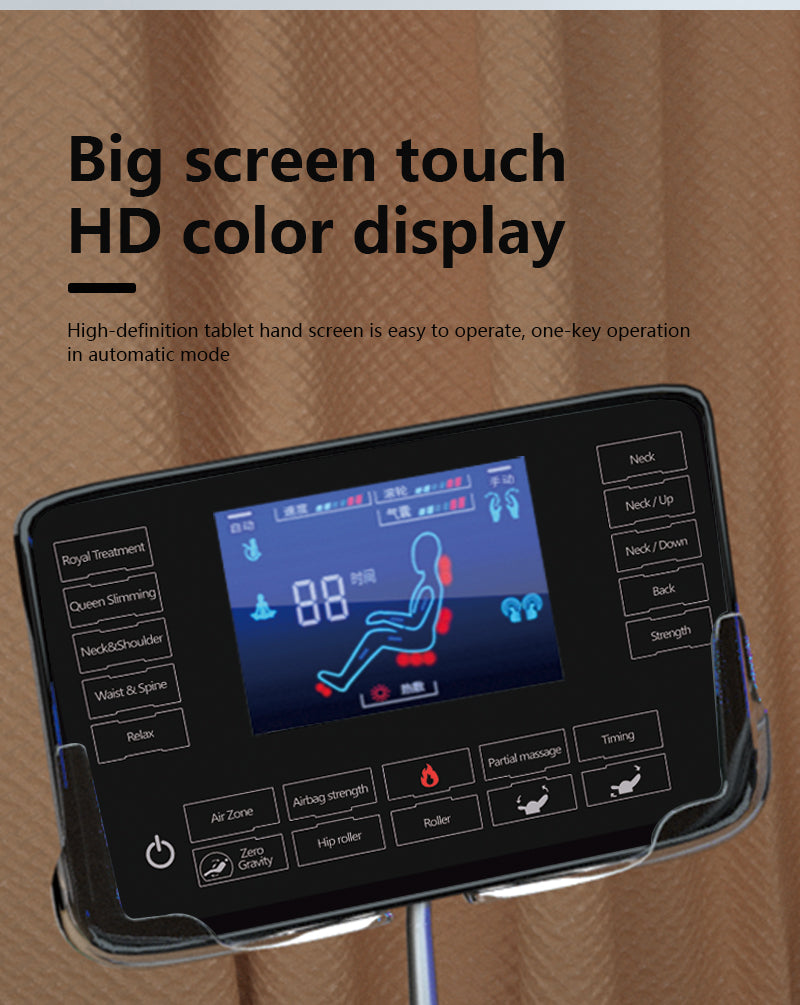 Massagestol 8D - S-teknologi, Zero Gravity och Värmebehandling - Model S9C