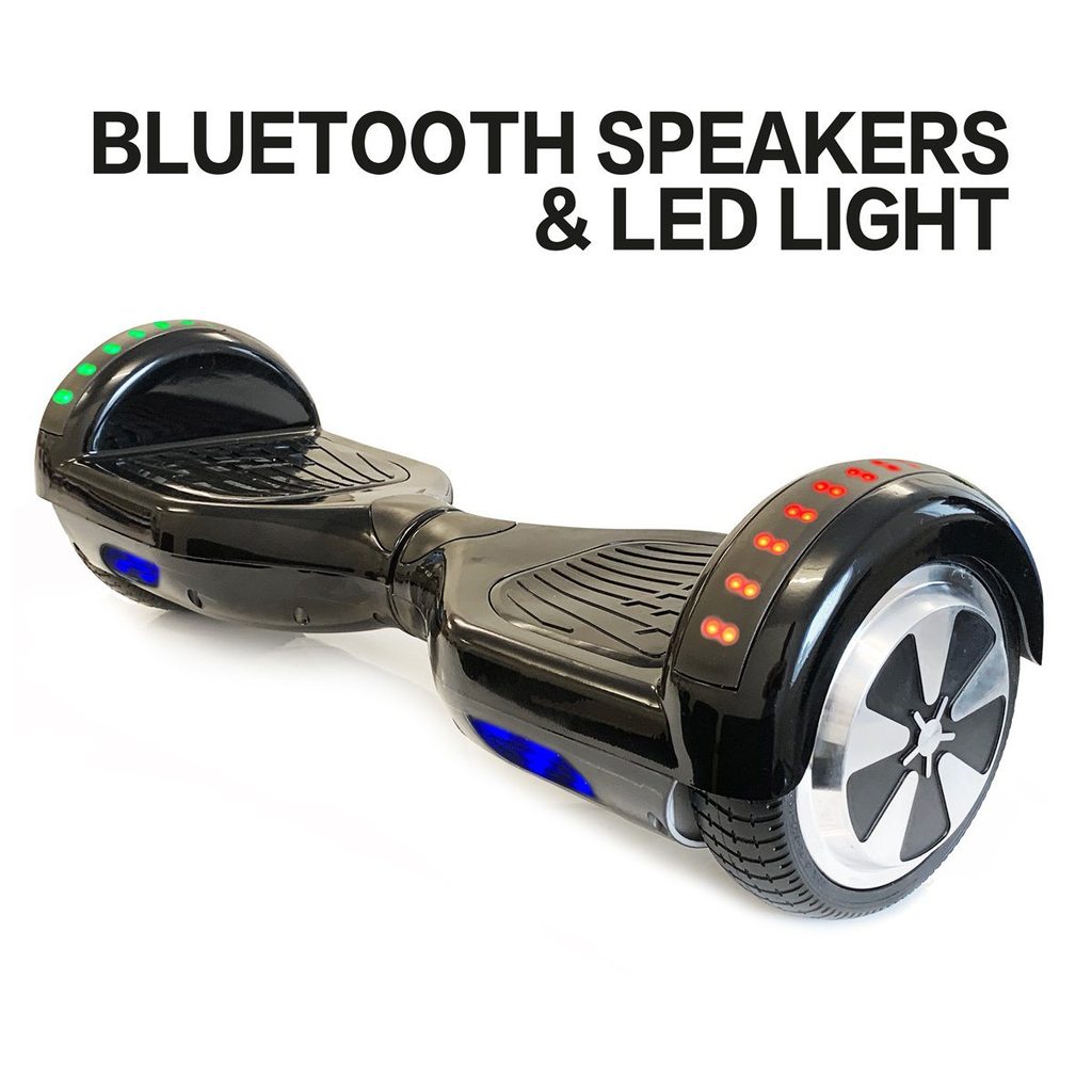 Hoverboard 6,5” med bluetooth högtalare och LED