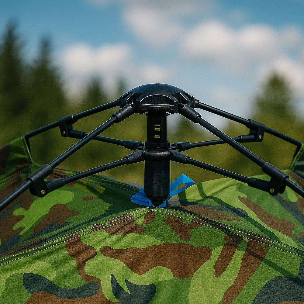 Quick-Up Camouflagetält för 3–10 personer