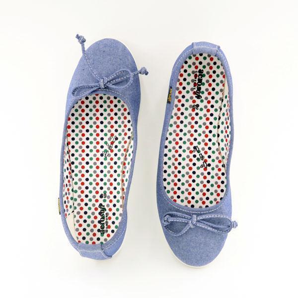 Ballerina Aerosoft modell Denim-Blå
