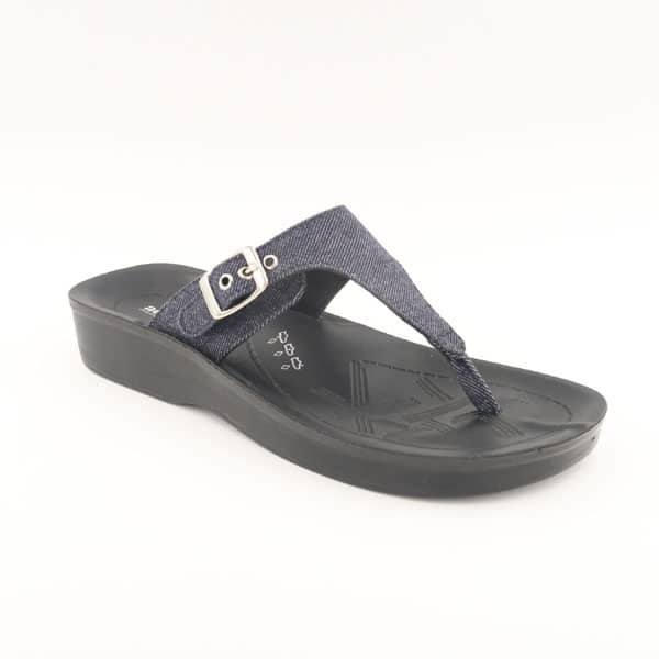 Sandaler Aerosoft modell Blue Canvas med tåsplit