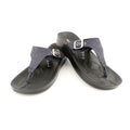 Sandaler Aerosoft modell Blue Canvas med tåsplit