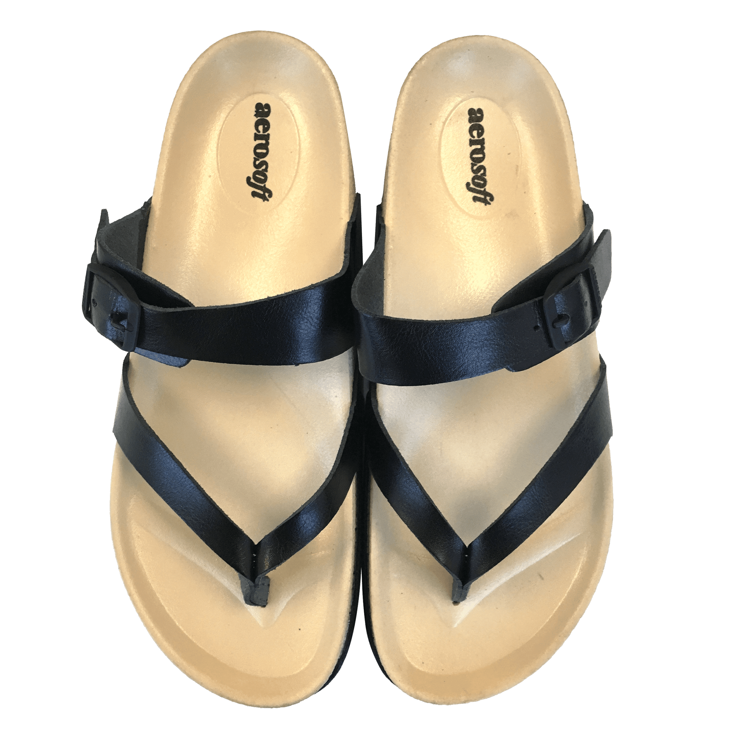 Sandaler Aerosoft Soft Unisex - vit eller svart