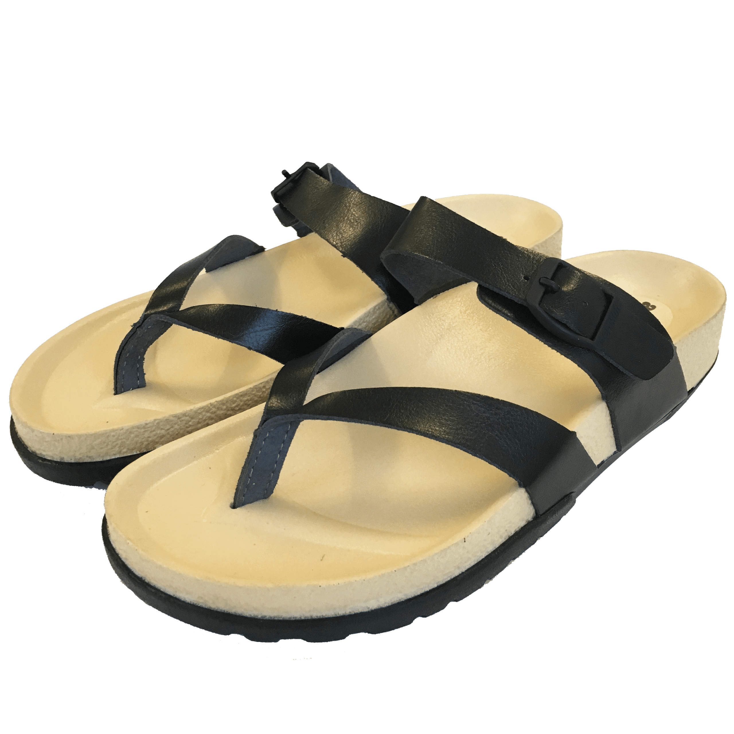 Sandaler Aerosoft Soft Unisex - vit eller svart