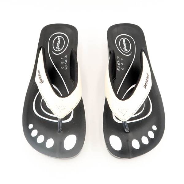 Sandaler Aerosoft modell 825 med glitter – Vit 825