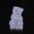 Björn Akryl - höjd 20 cm med LED-ljus