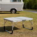 Fällbart lättvikts campingbord i aluminium