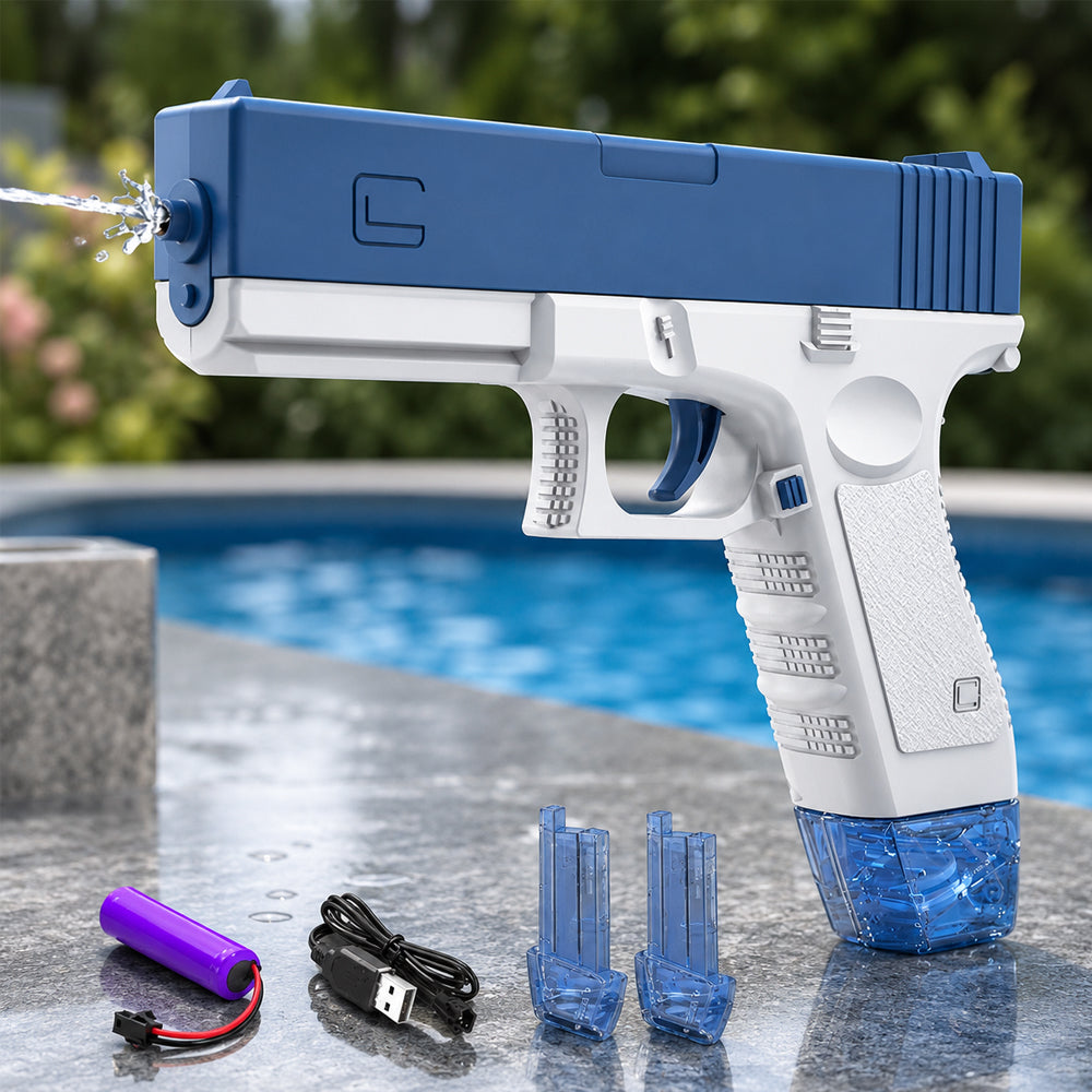 Elektrisk vattenpistol – Glock med 2 magasin