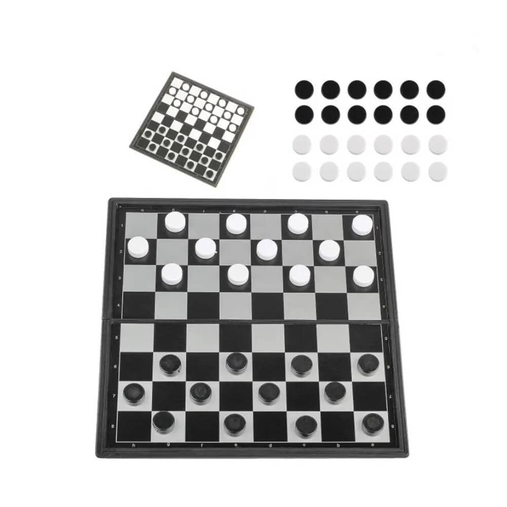 Damm – Magnetiskt Spel för Resor och Hemmabruk