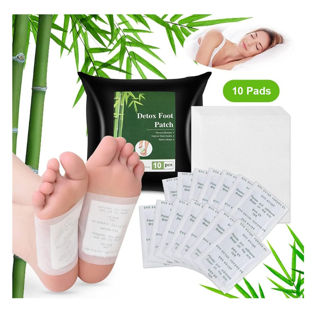 Detox fotplåster - 5 dagars kur (10 förpackningar)