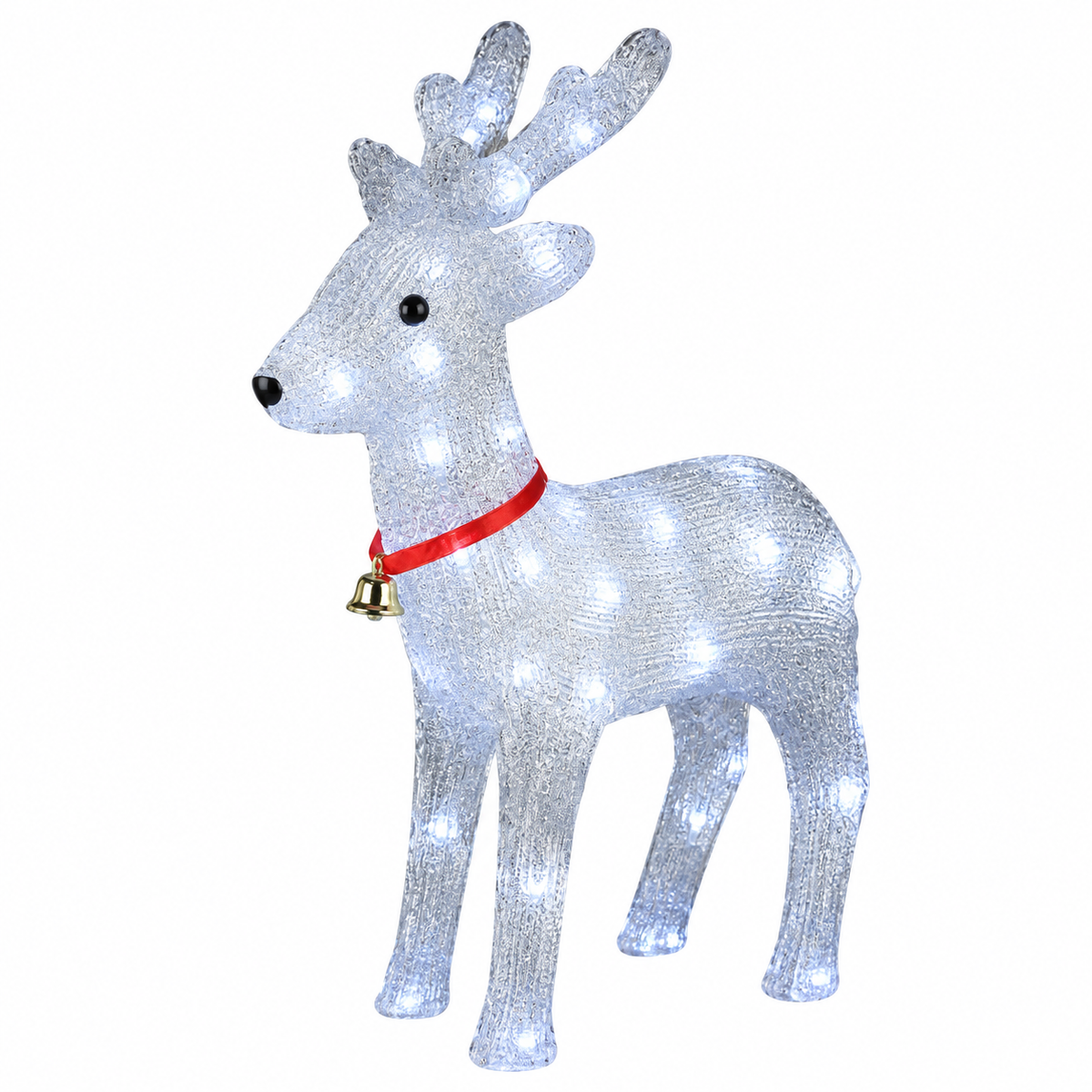 Akrylren - Höjd 40 cm med LED-lampor