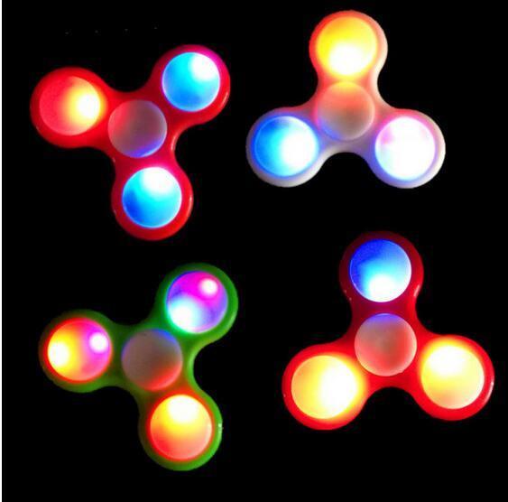 Led Fidgit Spinner Fidget Spinner med LED Lys