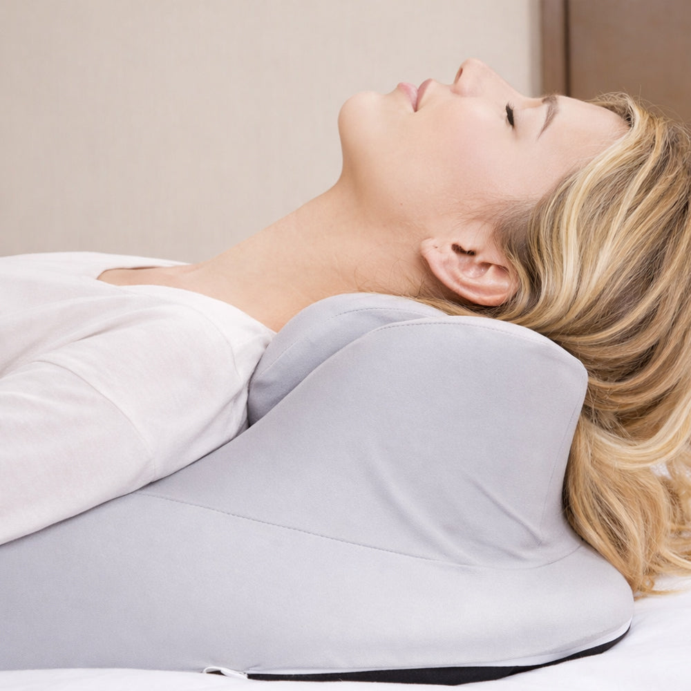 Ergonomisk kilkudde i memory foam med avtagbar nackkudde