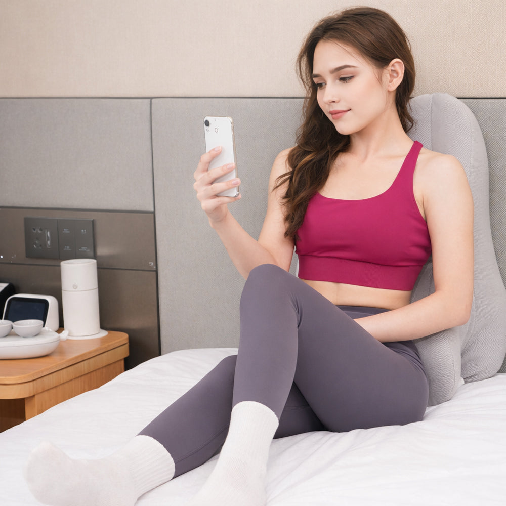 Ergonomisk kilkudde i memory foam med avtagbar nackkudde