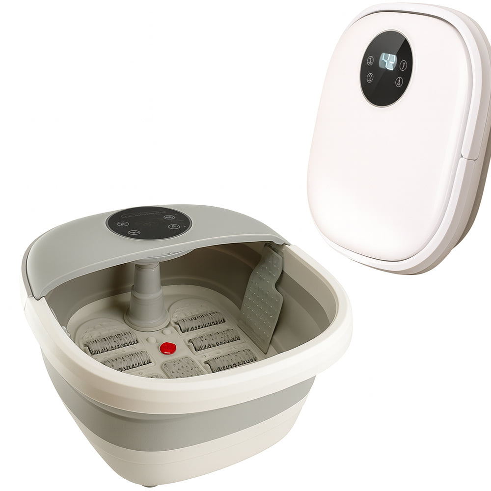 Vikbart fotspa massage, temperaturkontroll &amp; fjärrkontroll