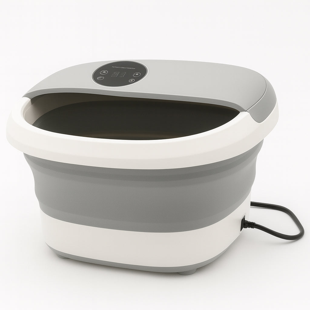 Vikbart fotspa massage, temperaturkontroll &amp; fjärrkontroll