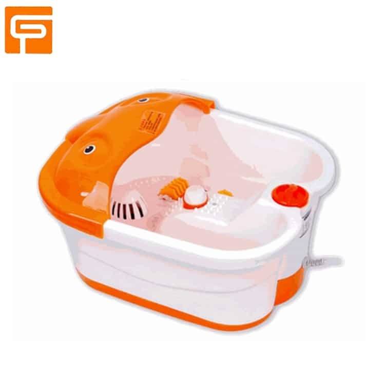 Fotspa med värme- bubbel- vibration &amp; rullmassage