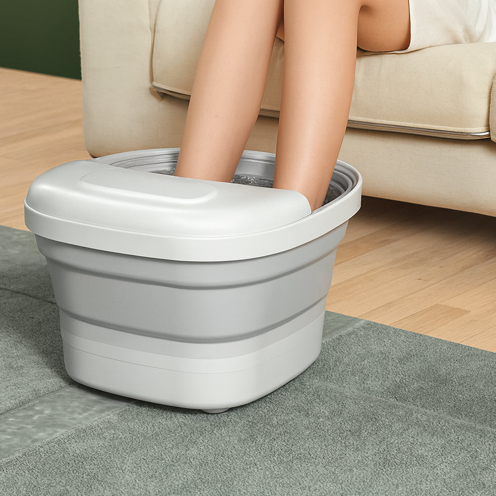 Fällbart fotspa – Kraftig värme och djup massage