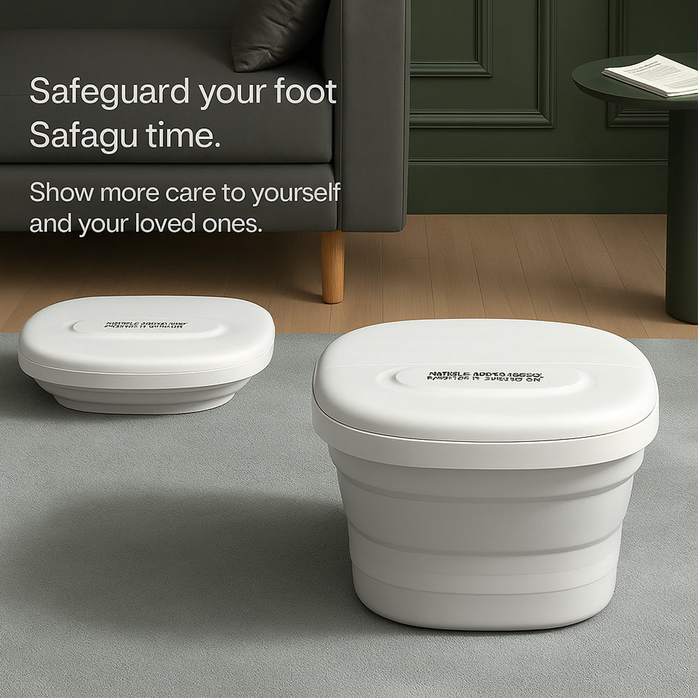 Fällbart fotspa – Kraftig värme och djup massage