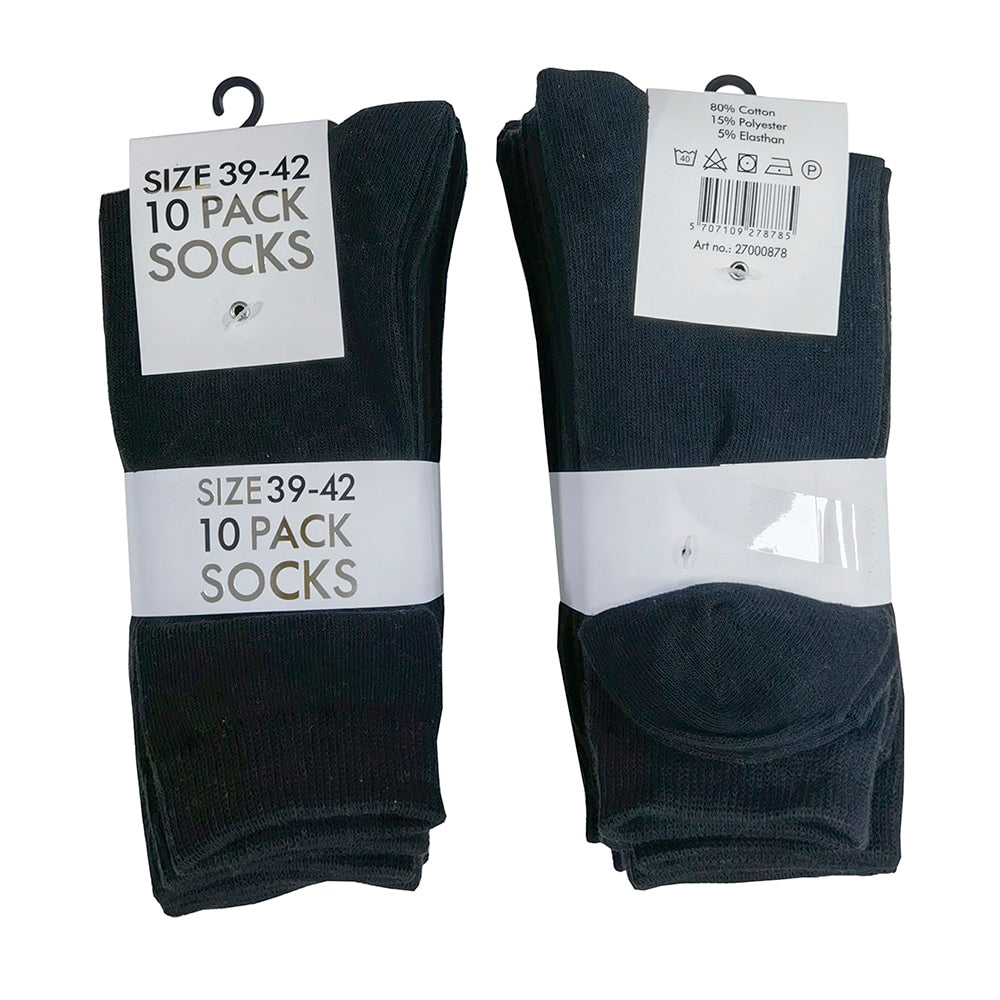 Svarta strumpor - 10 par -