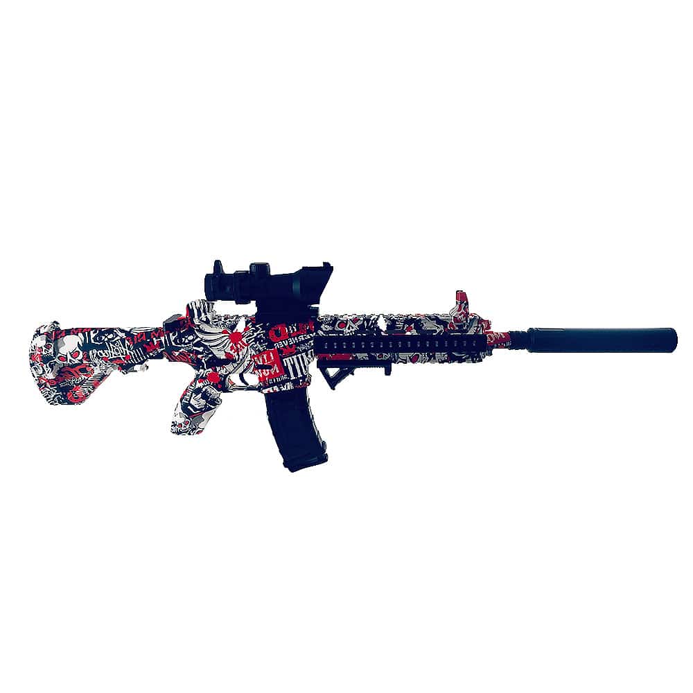 Gel Blaster Gevär - inkl. gelékulor - räckvidd på 18+ meter -
