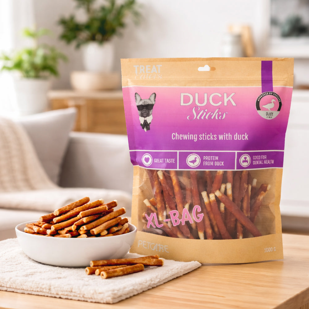 Treateaters Duck Sticks 1000 g (skonsamma tuggpinnar för hundar)