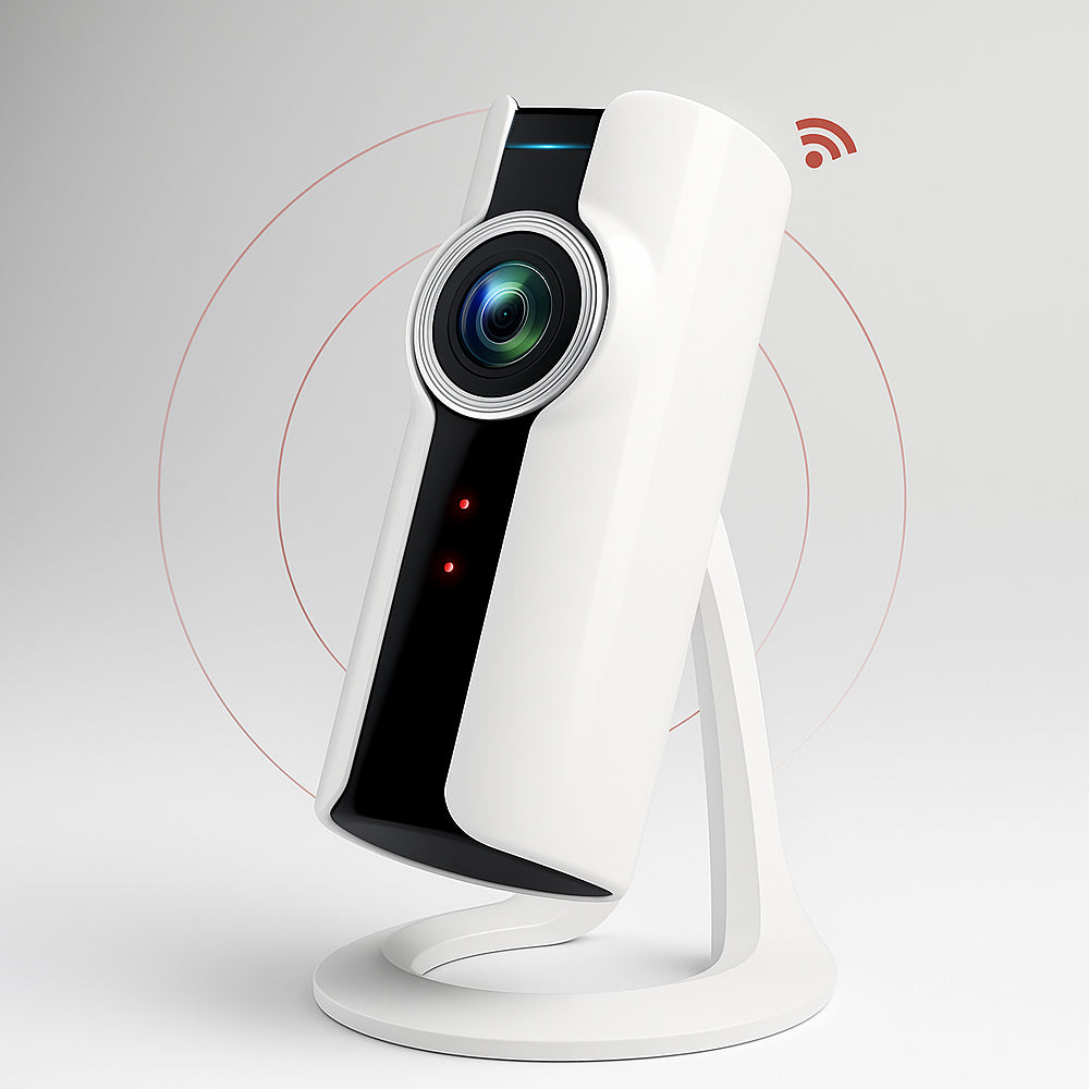WiFi IP Övervakningskamera med 360° vy och tvåvägsljud