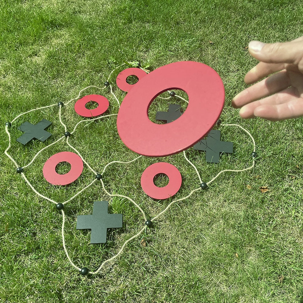 Trädgårdsspel – Tre-i-rad