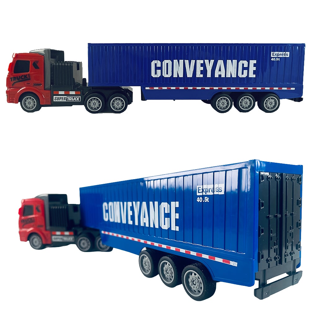 Radiostyrd lastbil med släpvagn 1:48 - modell "Fuel-Tank" eller "Conveyance" -