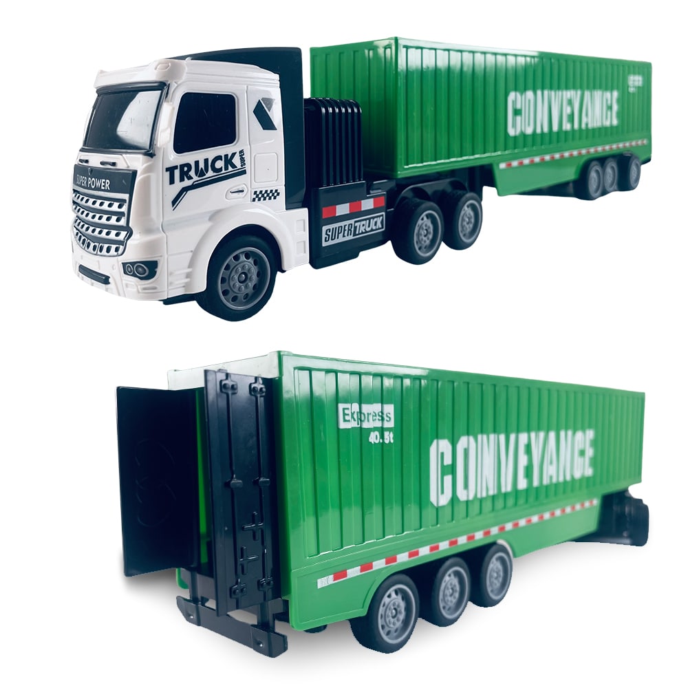 Radiostyrd lastbil med släpvagn 1:48 - modell "Fuel-Tank" eller "Conveyance" -