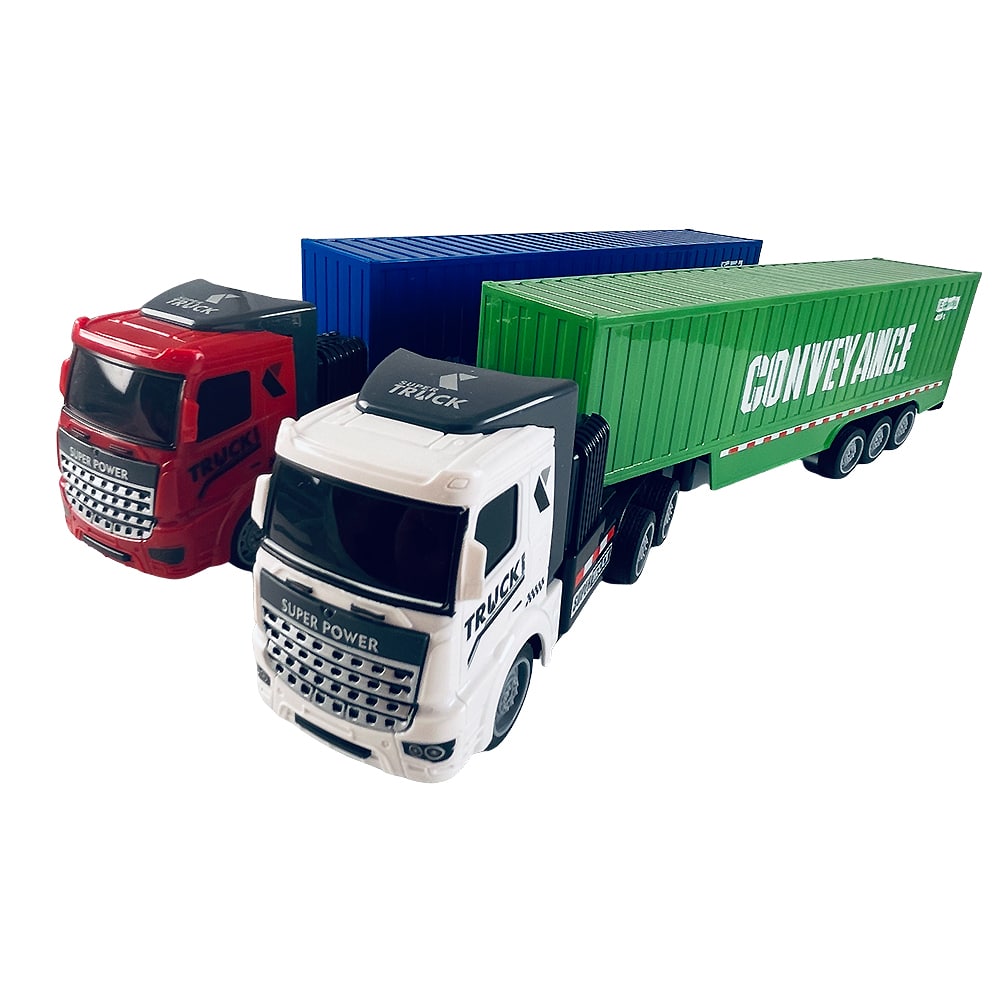 Radiostyrd lastbil med släpvagn 1:48 - modell "Fuel-Tank" eller "Conveyance" -