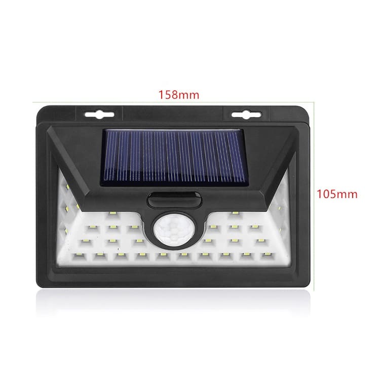 LED Solcellsvägglampa med sensor