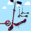 Sparkcykel med stora hjul & bakbroms – hopfällbar (finns i flera färger)