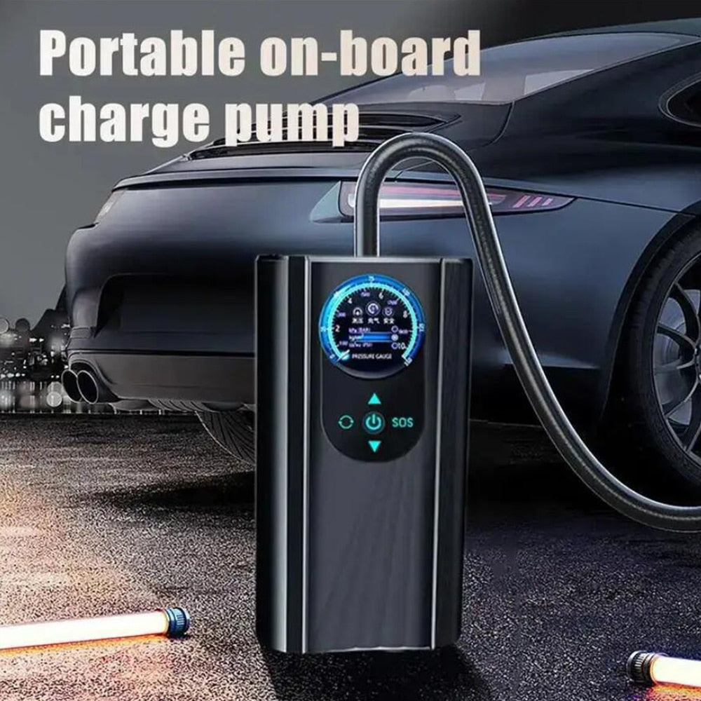 Luftkompressor (turbo) med manometer