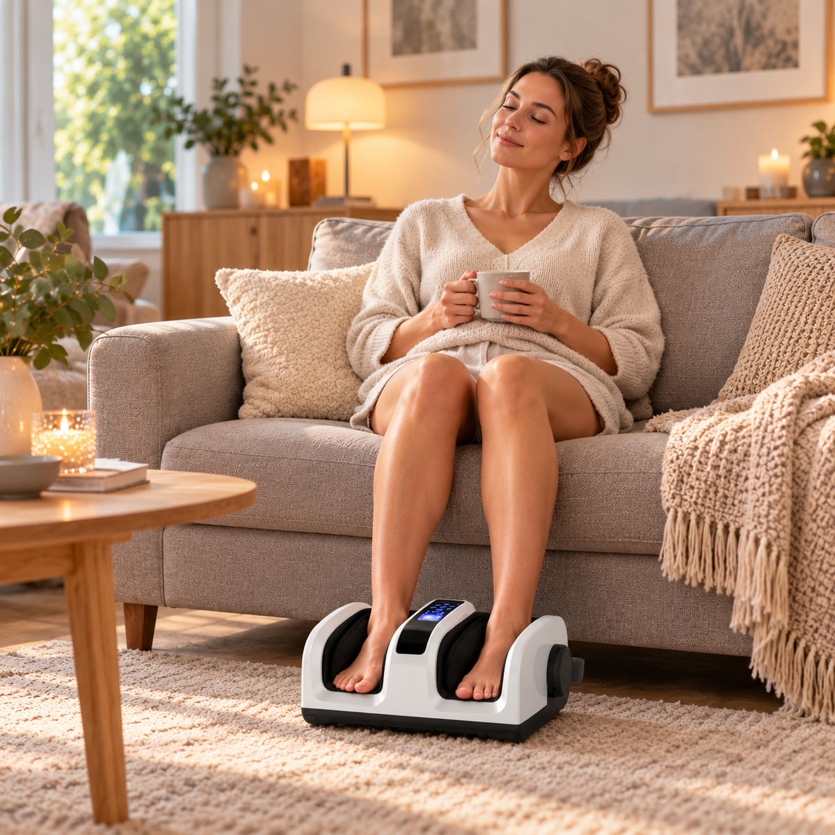 Luksus Fot- och Vadmassager med Värme
