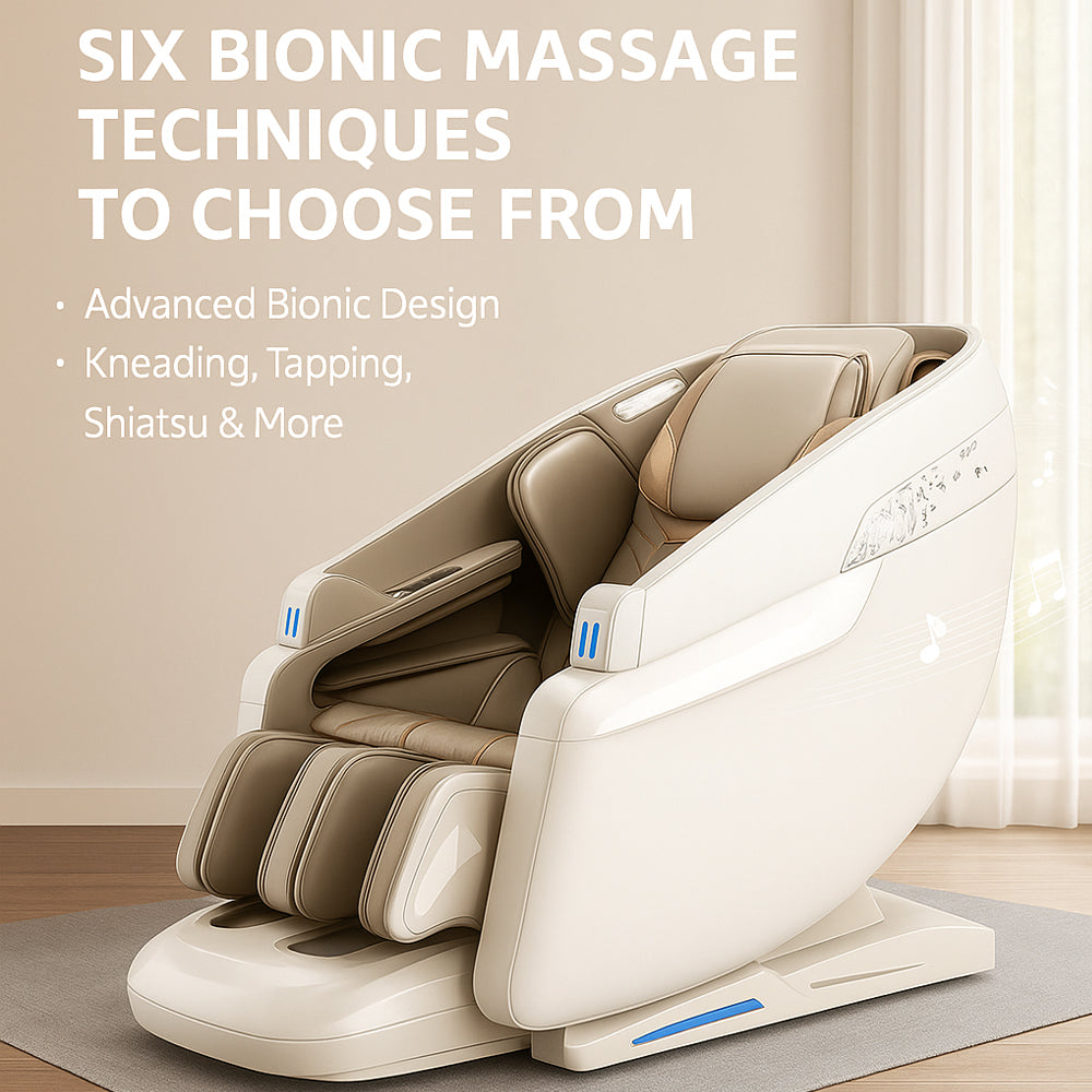 Massagestol 3D med SL-teknologi, lufttrycksmassage, Zero Gravity & Intelligent Styrning – Modell 988R8