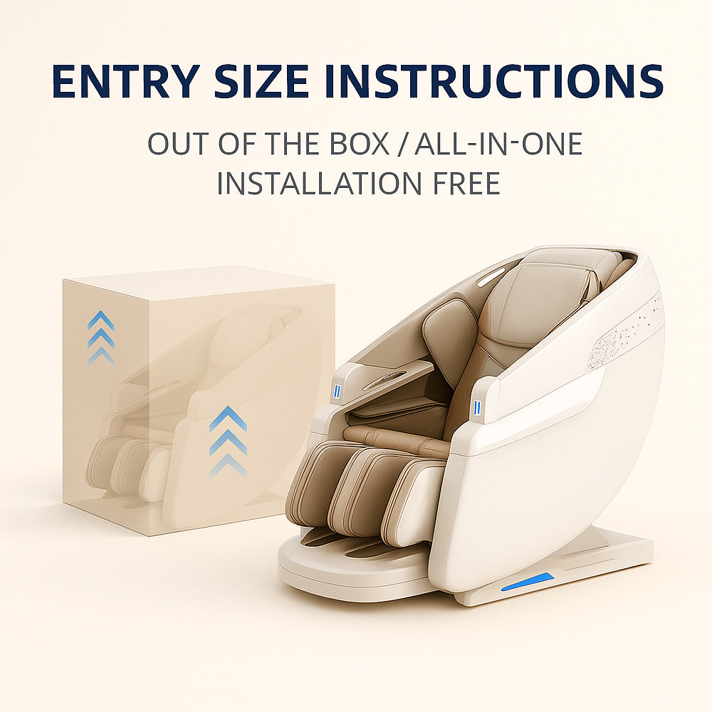Massagestol 3D med SL-teknologi, lufttrycksmassage, Zero Gravity & Intelligent Styrning – Modell 988R8