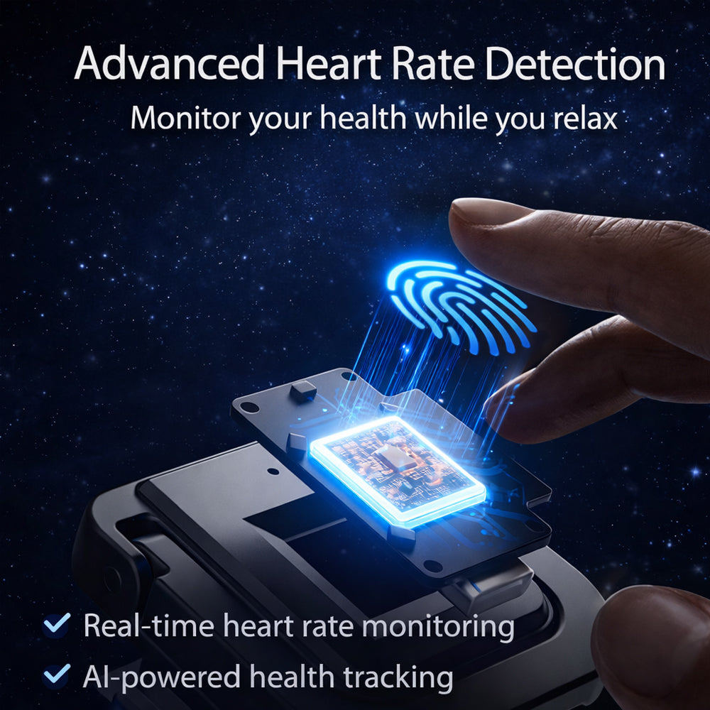 Massagefåtölj med 4D-kroppsscanning, Dual Zone Stretching, 32 airbags, värme i ländrygg/ben och Zero Gravity - Modell 988A