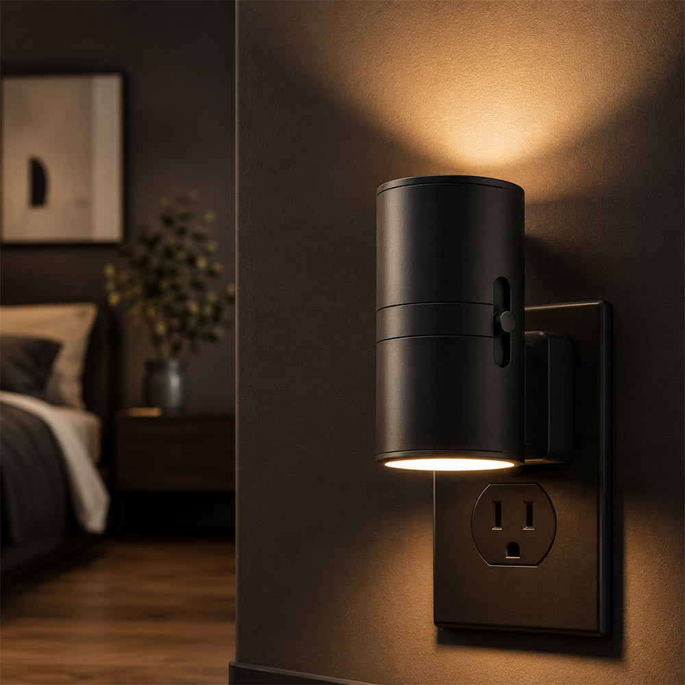 LED-nattlampa med sensor och justerbar ljusstyrka