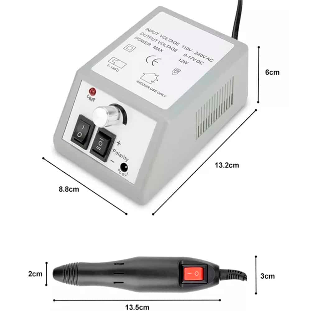 Professionell Elektrisk Nagelfil