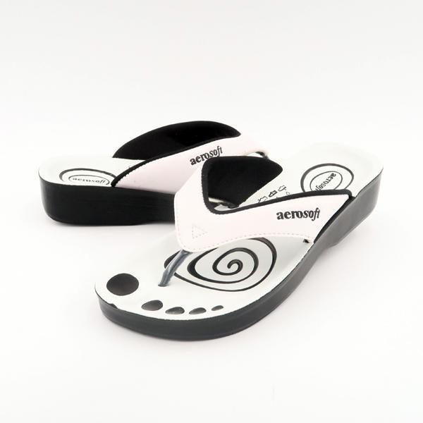 Sandaler Aerosoft Model 801 - Vit