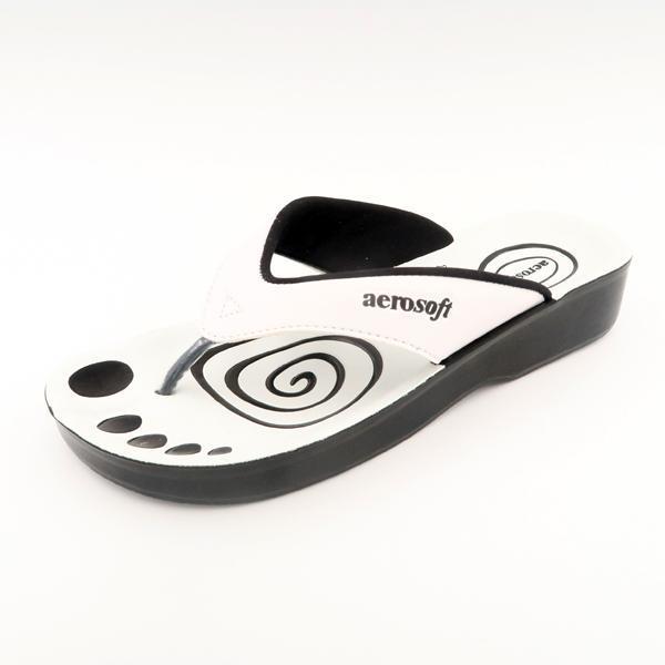 Sandaler Aerosoft Model 801 - Vit
