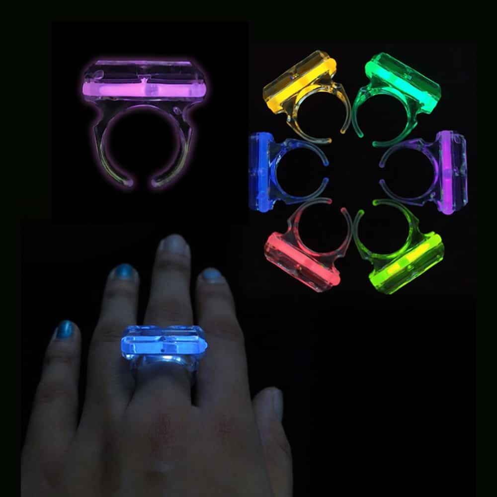Självlysande Fingerring - flera färger