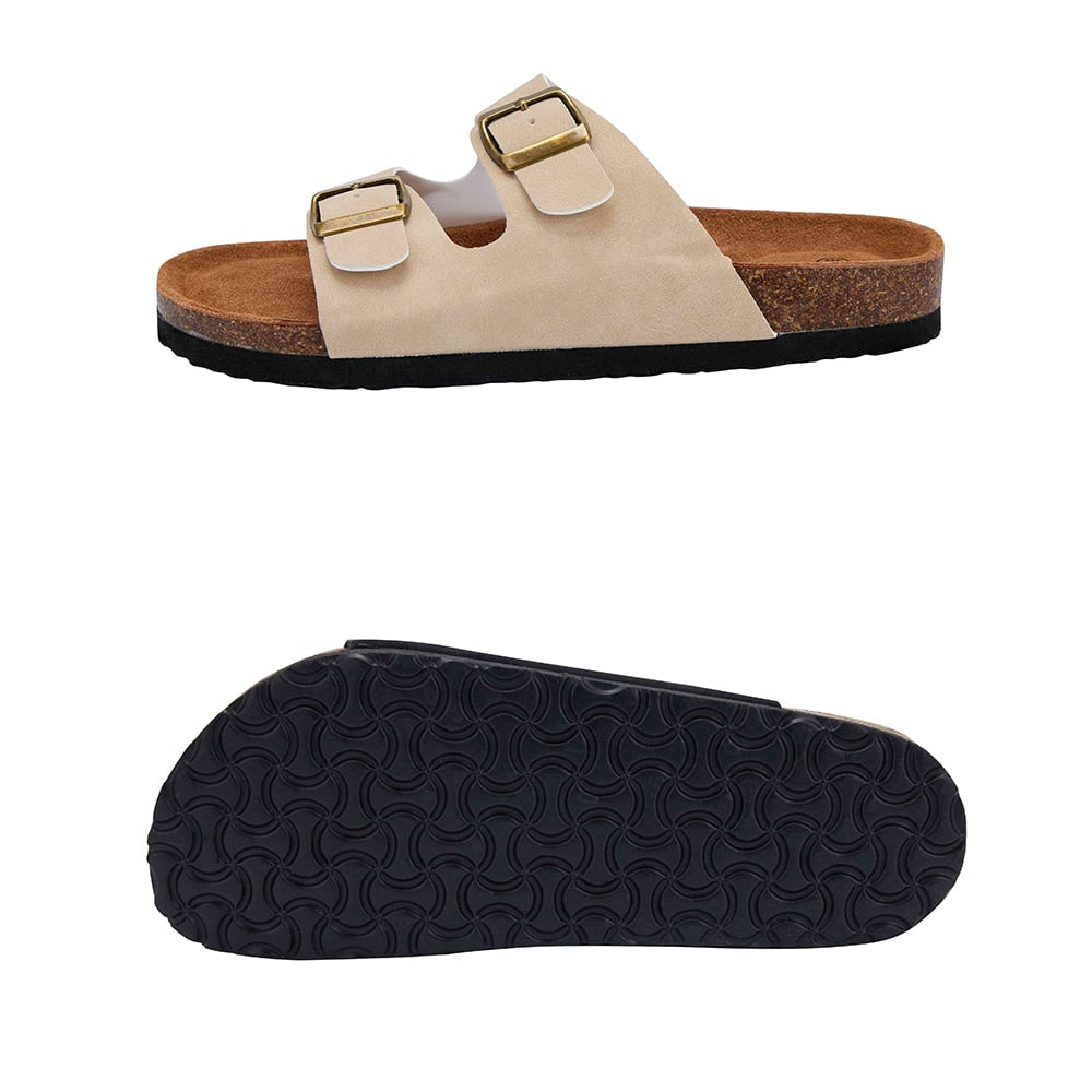 Klassiska sandaler för herrar - beige -