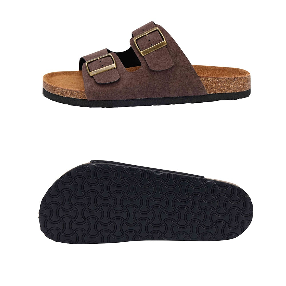 Klassiska sandaler för kvinnor - bruna -