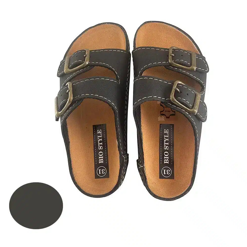 Sandaler för barn med remmar, modell Bio Style - brun eller marinblå