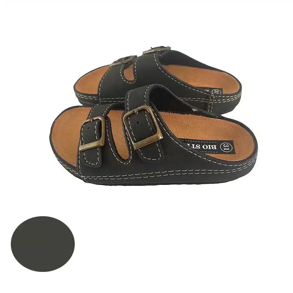 Sandaler för barn med remmar, modell Bio Style - brun eller marinblå